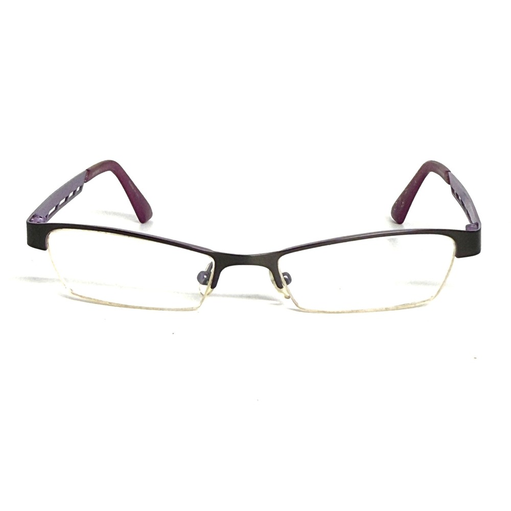 Prodesign Denmark‎ 501317-135 Purple Semi Rimless Eyeglass Frames 50-17-135